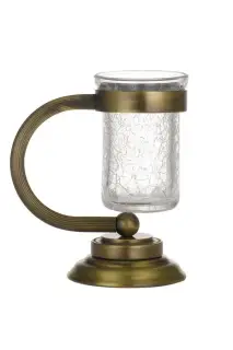 Boheme Murano Стакан настольный, стеклянный полупрозрачный, цвет: bronze 10911-BR