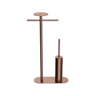 Boheme Venturo Стойка напольная с ершиком и полкой, цвет: copper brushed 10953-CB