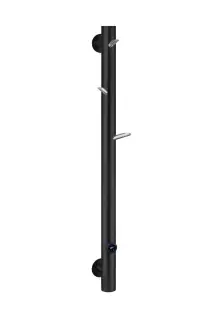 Boheme Oak Полотенцесушитель электрический 20,1x150h см, подключение снизу, цвет: black/chrome 724-BCR