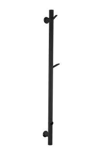 Boheme Oak Полотенцесушитель электрический 24x150h см, подключение снизу, цвет: black 724-50-B