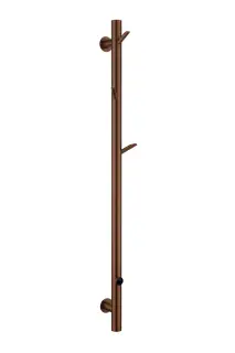 Boheme Oak Полотенцесушитель электрический 24x150h см, подключение снизу, цвет: brushed bronze 724-50-BRB