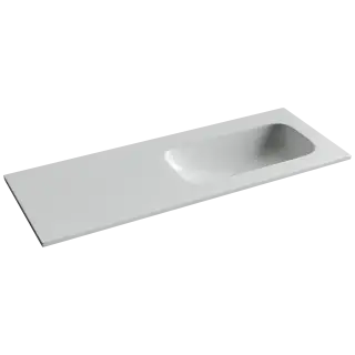 Раковина накладная Ceramicanova Grace чаша справа без отв под смеситель 1210x457x137 белый CN7021wx