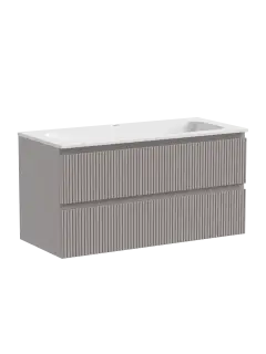 Тумба подвесная SANCOS Snob T 995х445х500, c двумя ящиками оснащенными доводчиками, Doha Soft, арт.SNT100SM