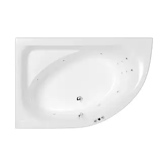 Ванна WHITECROSS Aquarella 170x110 (левая) 