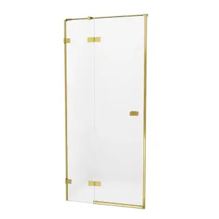 Дверь в нишу NEW TRENDY AVEXA GOLD BRUSHED 140x200 EXK-1726 (брашированное золото)