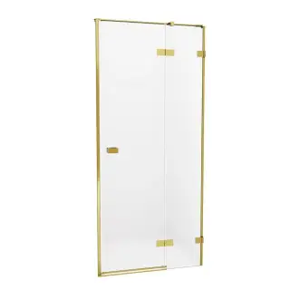 Дверь в нишу NEW TRENDY AVEXA GOLD BRUSHED 80x200 EXK-1715 (брашированное золото)