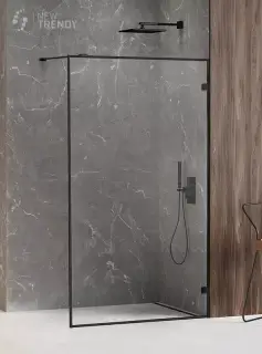 Душевое ограждение NEW TRENDY AVEXA BLACK 70x200 EXK-2657 (черный)