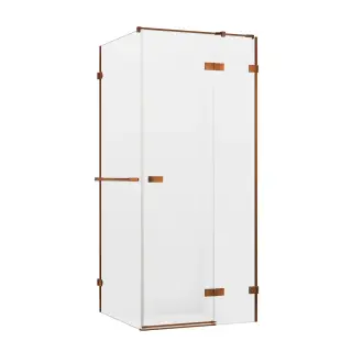 Душевое ограждение NEW TRENDY AVEXA COPPER BRUSHED R 120x70x200 EXK-3659 (брашированная медь)