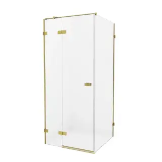 Душевое ограждение NEW TRENDY AVEXA GOLD BRUSHED 100x90x200 EXK-1756 (брашированное золото)