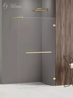 Душевое ограждение NEW TRENDY AVEXA GOLD SHINE 60x200 EXK-7077 (золото)