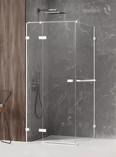Душевое ограждение NEW TRENDY AVEXA WHITE L 80x70x200 EXK-2761 (белый)