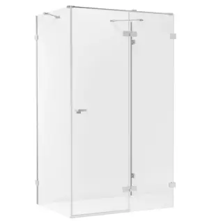 Душевое ограждение NEW TRENDY EVENTA R 80x80x200 EXK-4572 (хром)