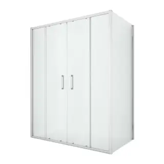 Душевое ограждение NEW TRENDY NEW CORRINA 140x90x195 D-0183A/D-0079B (хром)