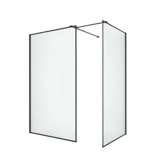 Душевое ограждение NEW TRENDY NEW MODUS BLACK 150x100x200 EXK-5666 (черный)
