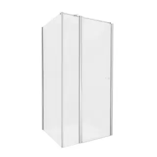 Душевое ограждение NEW TRENDY NEW SOLEO 110x110x195 K-0731 (хром)