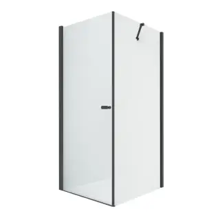 Душевое ограждение NEW TRENDY NEW SOLEO BLACK 100x110x195 D-0232A/D-0148B (черный)