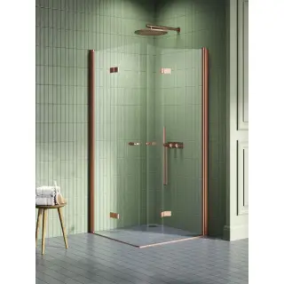 Душевое ограждение NEW TRENDY NEW SOLEO COPPER BRUSHED 70x80x195 K-2076 (брашированная медь)