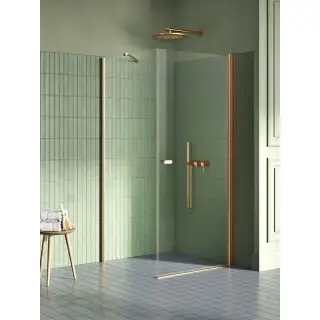 Душевое ограждение NEW TRENDY NEW SOLEO COPPER BRUSHED 70x80x195 K-2282 (брашированная медь)