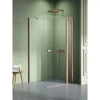 Душевое ограждение NEW TRENDY NEW SOLEO COPPER BRUSHED 90x120x195 K-1988 (брашированная медь)