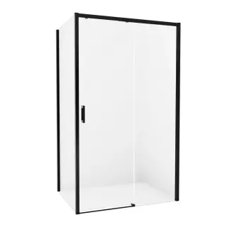 Душевое ограждение NEW TRENDY PRIME BLACK R 160x90x200 D-0329A/D-0129B (черный)