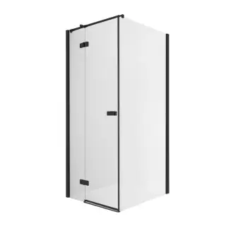 Душевое ограждение NEW TRENDY REFLEXA BLACK L 90x110x200 EXK-4932 (черный)