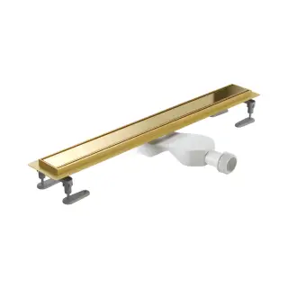 Душевой трап EXCELLENT Stilio Gold 60 см. решетка декоративная (золото)