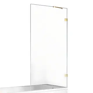 Шторка для ванны NEW TRENDY AVEXA GOLD SHINE 60x150 EXK-2171 (золото)