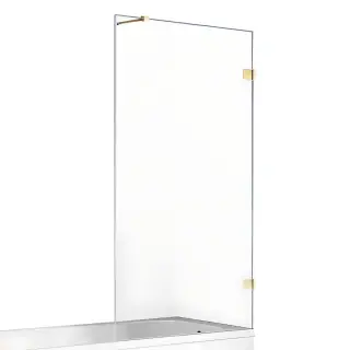 Шторка для ванны NEW TRENDY AVEXA GOLD SHINE 70x150 EXK-2172-WP (золото)