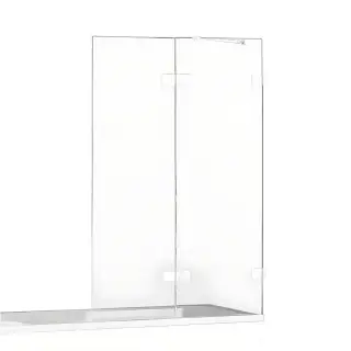 Шторка для ванны NEW TRENDY AVEXA WHITE 100x150 EXK-2973 R (белый)