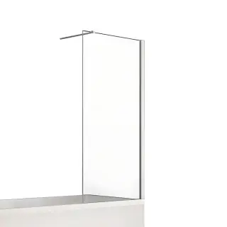 Шторка для ванны NEW TRENDY NEW SOLEO 50x140 P-0072-WP (хром)