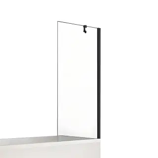 Шторка для ванны NEW TRENDY NEW SOLEO BLACK 80x140 P-0080 (черный)
