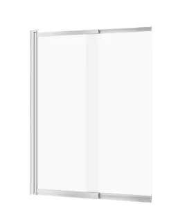 Шторка для ванны NEW TRENDY SENSI 100x150 P-0038 (хром)