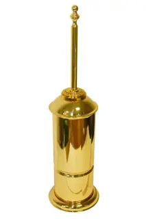 Boheme Imperiale Ершик для унитаза напольный с латунной колбой, цвет: gold 10409