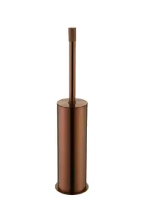 Boheme Uno Ершик для унитаза напольный с латунной колбой, цвет: brushed bronze 10979-BRB