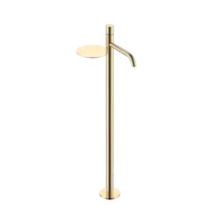 Boheme Stick Diamond Смеситель для раковины напольный, полка, излив 25,8 см, цвет: gold 120-GG