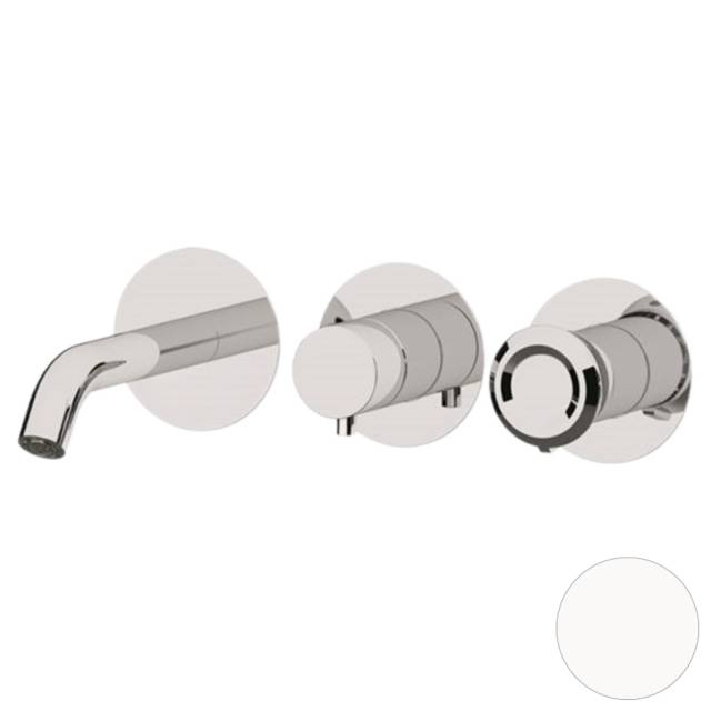 Смеситель для ванны Remer Element ET54D2PBO, белый матовый