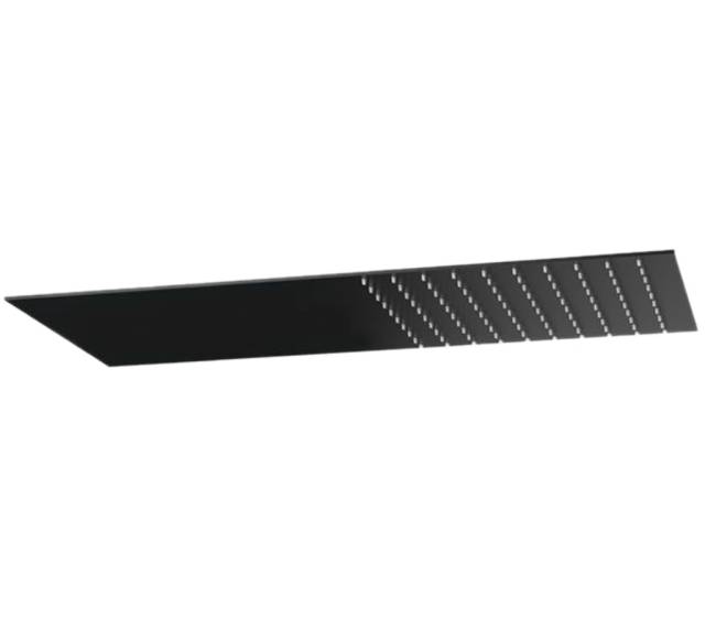 Верхний душ настенный 50x25 см Remer 350UFNOX, черный матовый