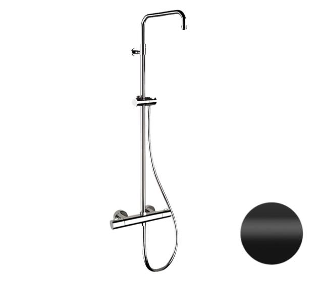 Душевая система термостатическая Remer Elegance EQ32ASSDNO, черный матовый