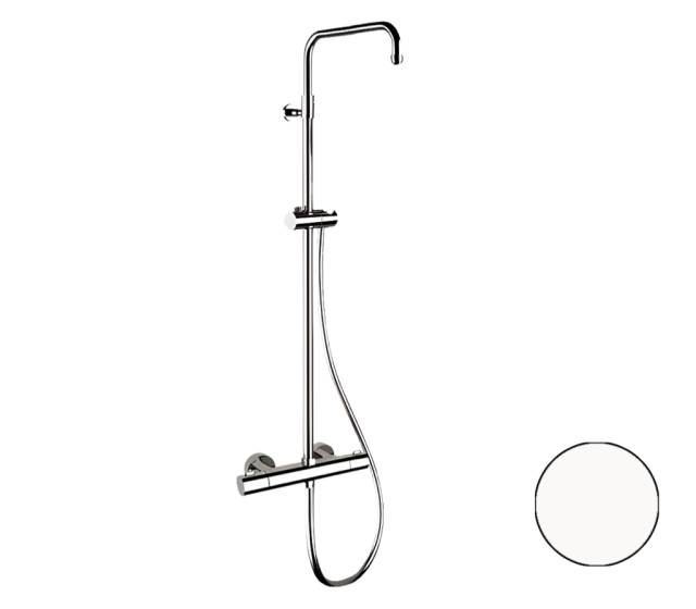 Душевая система термостатическая Remer Elegance EQ32ASSDBO, белый матовый