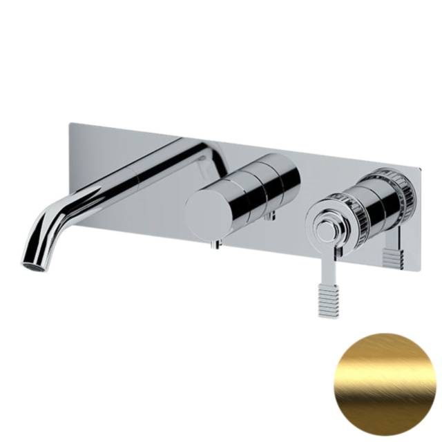Смеситель для ванны Remer Atelier AL54D2WBBG, золото брашированное