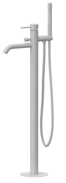Смеситель для ванны Remer X Style X08BO, белый матовый