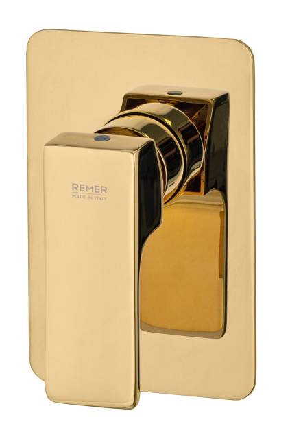 Смеситель для душа Remer Absolute AU30DO, золото глянцевое