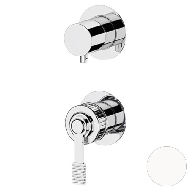Смеситель для душа Remer Atelier AL92PWBBO, белый матовый