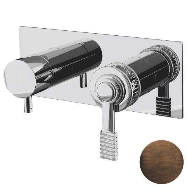 Смеситель для душа Remer Atelier AL92ZWBBR, бронза масляная