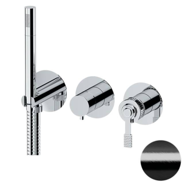 Смеситель для душа Remer Atelier AL97D2PWBCFP, черный брашированный хром