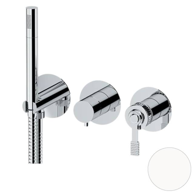 Смеситель для душа Remer Atelier AL97D2PWBBO, белый матовый
