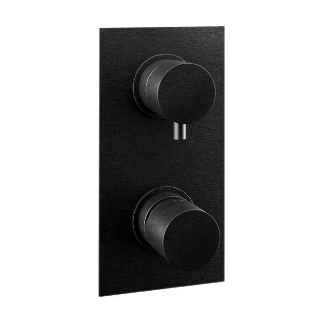 Смеситель для душа Remer Edge EG592CFP, черный брашированный хром