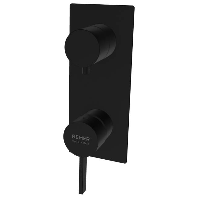 Смеситель для душа Remer Metrica MC93WBNO, черный матовый