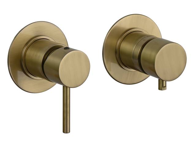 Смеситель для душа Remer X Style X96VO, состаренная латунь