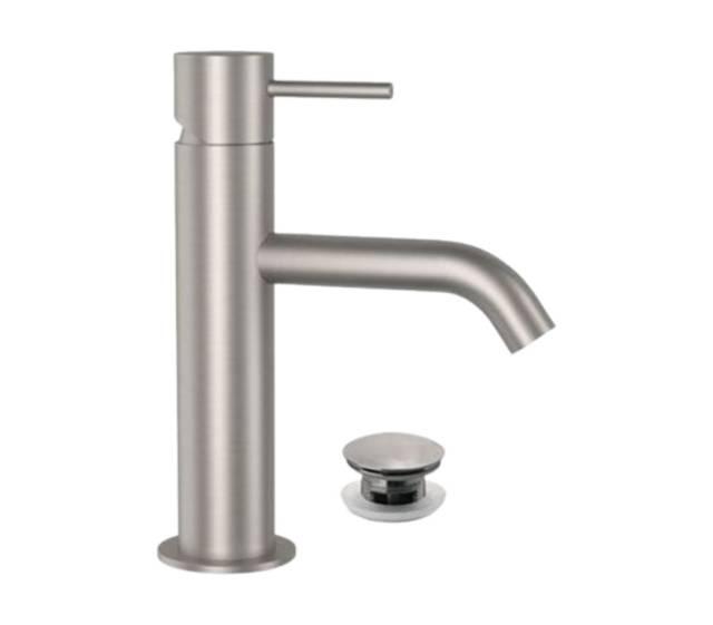 Смеситель для раковины Remer X Style INOX SSX10B, нержавеющая сталь